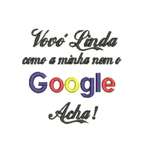 Matriz De Bordado Vovó Linda Para bordar