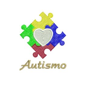 Matriz De Bordado Autismo Para Bordar.3