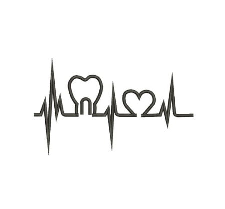 Matriz De Bordado Batimentos Odontologia para bordar.