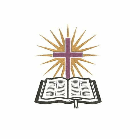 Matriz De Bordado Biblia com Cruz para bordar. 2 Matriz De Bordado Bíblia Com Cruz Para Bordar.