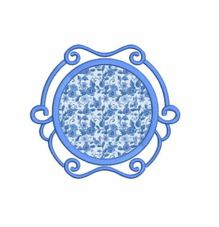 Matriz De Bordado Moldura Aplique para bordar.