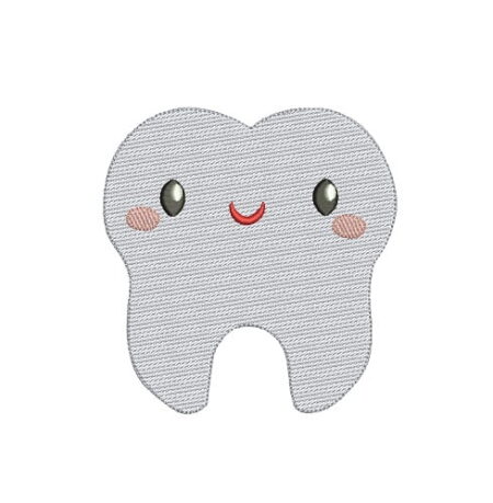 Matriz De Bordado Dentinho Rippled para bordar. Grátis