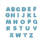 Matriz De Bordado Alfabeto Rippled para bordar.