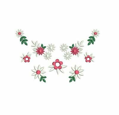 Matriz De Bordado Ramo de Flores Para Bordar.