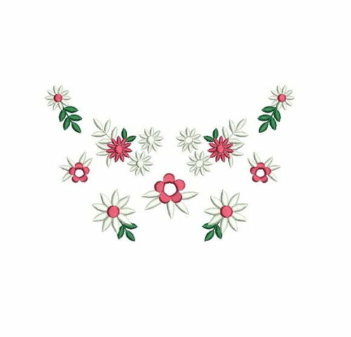 Matriz De Bordado Ramo de Flores Para Bordar.