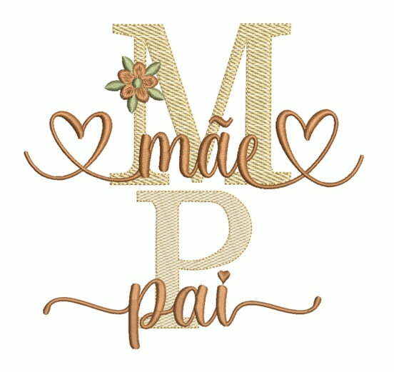 matriz de bordado - mae e pai matriz de bordado - mae e pai