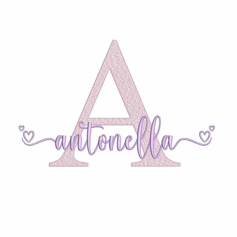 Matriz De Bordado Nome Antonella para bordar rippled pontos leves Matriz De Bordado Nome Antonella para bordar rippled