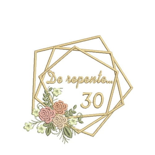 matriz de bordado de repente 30 para bordar