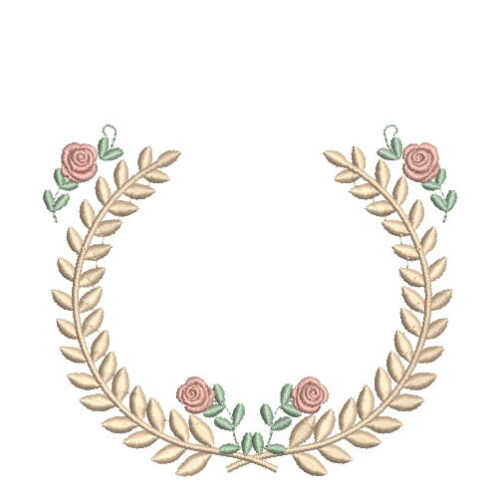 matriz-de-bordado-moldura-ramo-flores