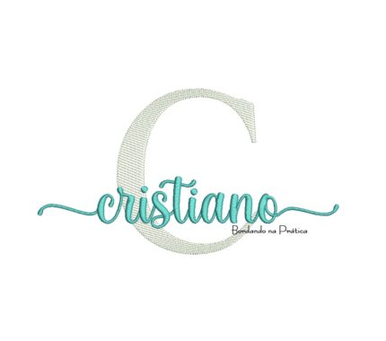 Matriz de bordado nome cristiano para bordar Bordando na Prática