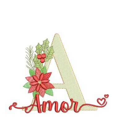 Matriz de Bordado Semaninha Palavras Motivacionais Natal - Imagem 2