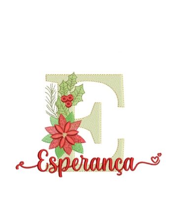 Matriz de Bordado Semaninha Palavras Motivacionais Natal - Imagem 3