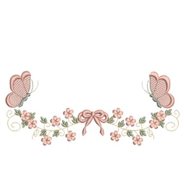 Matrizes de Bordados Florzinhas Borboletas - Imagem 2