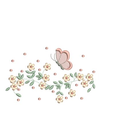 Matrizes de Bordados Florzinhas Borboletas - Imagem 5