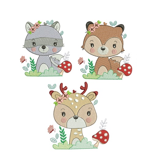 matriz-de-bordado-bichinhos-no-bosque