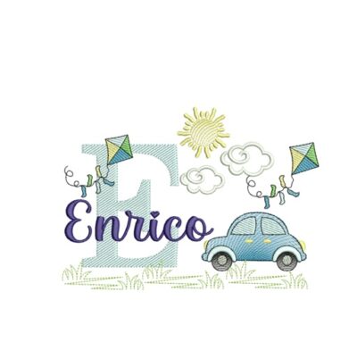 Matriz de Bordado 115 Nomes Carro e Pipa - Imagem 4