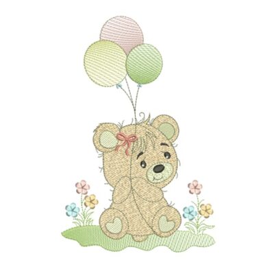 Matriz de Bordado Coleção Ursinhas - Imagem 7