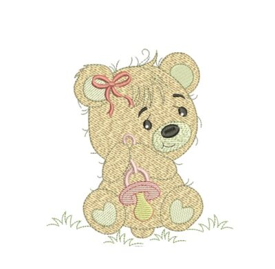 Matriz de Bordado Coleção Ursinhas - Imagem 2