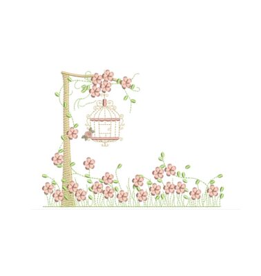 Matriz de Bordado Coleção Jardim - Imagem 2