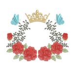 Matriz de Bordado - Coleção Moldura Flores - Imagem 5