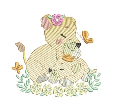 Matriz de Bordado Coleção Leoa - Imagem 4