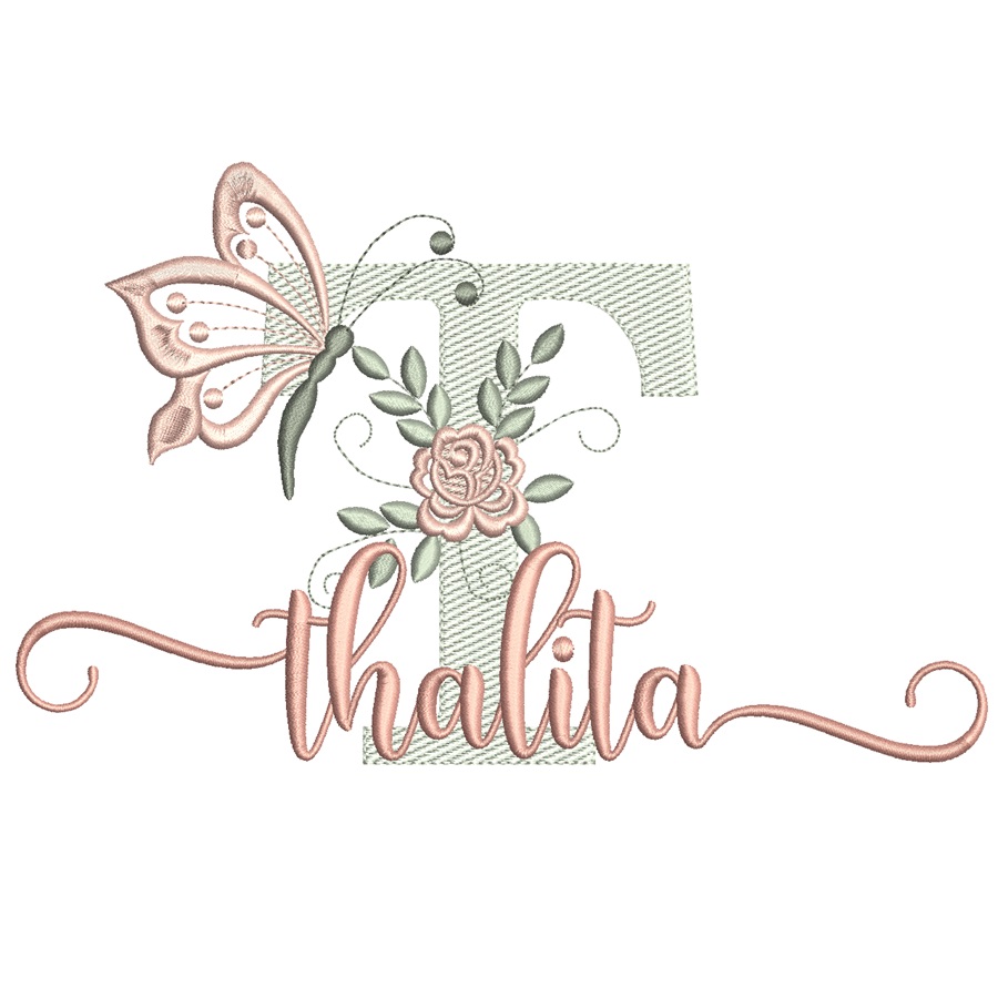 Matriz de Bordado Nome Thalita para bordar Matriz de Bordado Nome Thalita para bordar