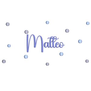 Matriz de Bordado Poá Matteo para bordar