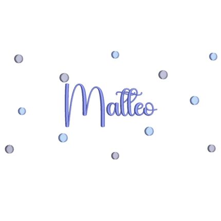 Matriz de Bordado Poá Matteo para bordar