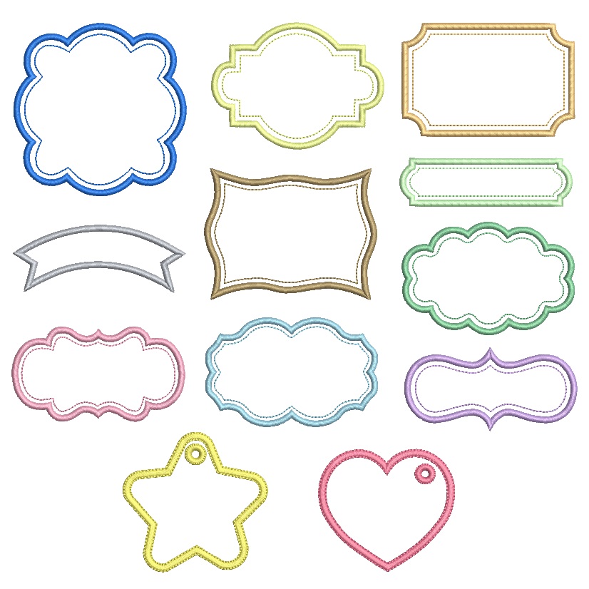 Matriz de bordado Coleção Tags e Chaveiros para bordar Matriz de bordado Coleção Tags e Chaveiros para bordar