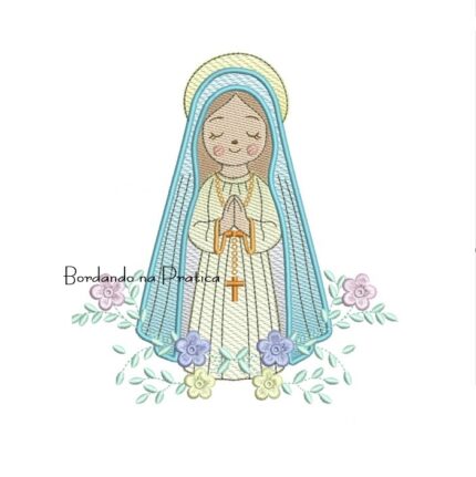 matriz de bordado Nossa Senhora de Fátima BP