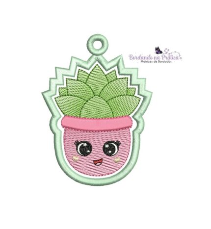 Matriz De Bordado Cacto Chaveiro para bordar