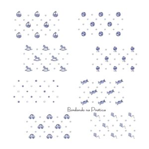 Matriz de Bordado - Coleção Poá para Menino BP