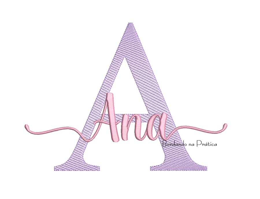 Matriz de bordado nome ana para bordar Matriz de bordado nome ana para bordar