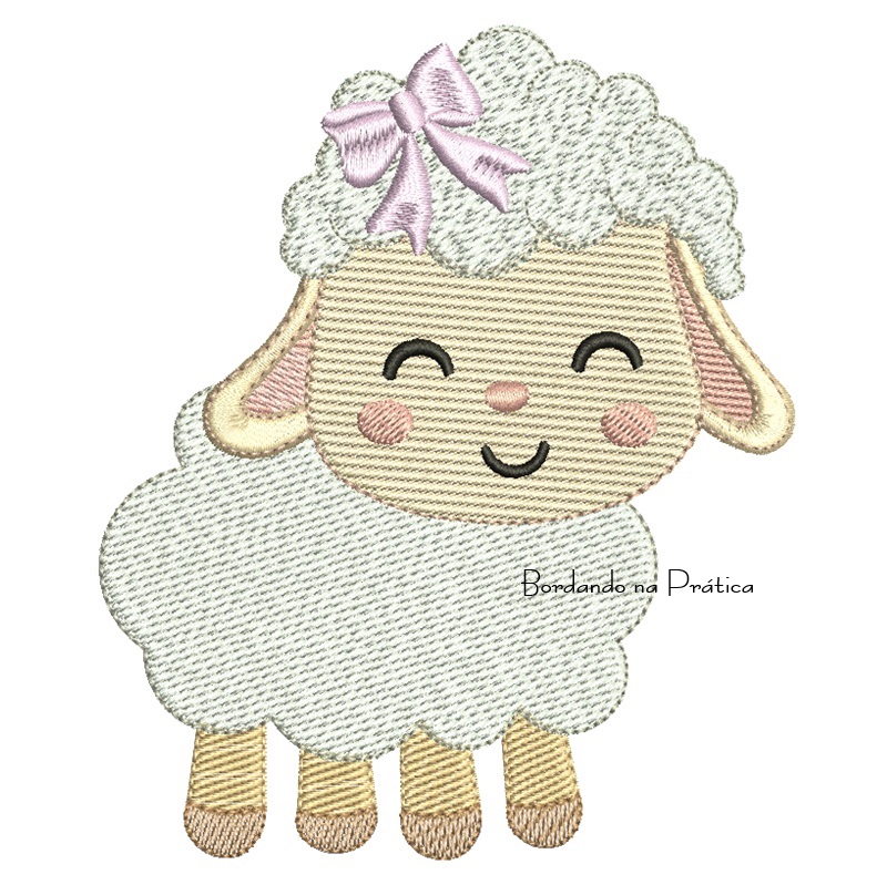 Matriz de Bordado Ovelhinha Matriz de Bordado Ovelhinha