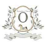 Matriz de Bordado - Alfabeto Cavalinho Letra O