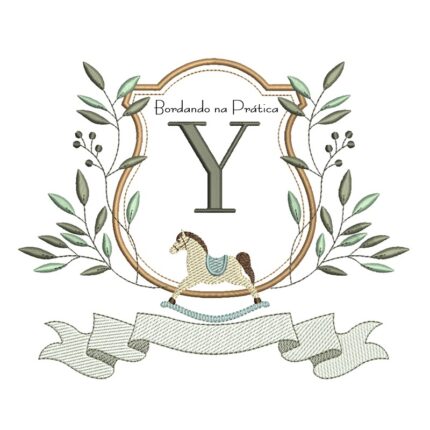 Matriz de Bordado - Alfabeto Cavalinho Letra Y