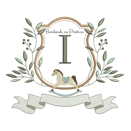 Matriz de Bordado - Alfabeto Cavalinho Letra i