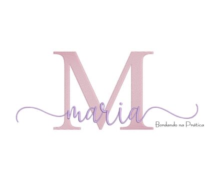 Matriz de Bordado nome Maria para bordar
