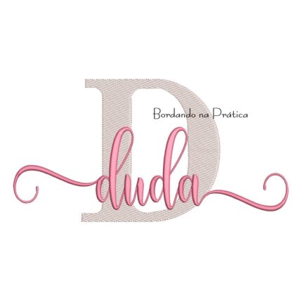 Matriz de Bordado - Nome Duda Sobreposto