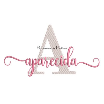 Matriz de Bordar - Nome Aparecida Sobreposto