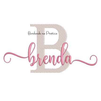 Matriz de Bordar - Nome Brenda Sobreposto