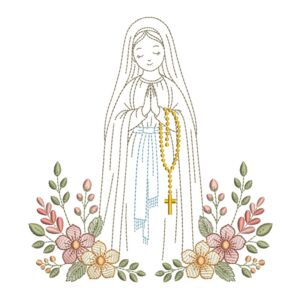Matriz de Bordado - Nossa Senhora de Lourdes