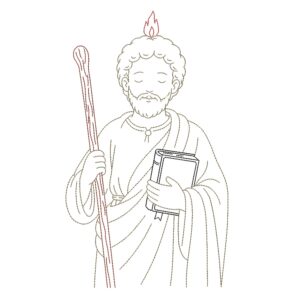 Matriz de Bordado - São Judas Tadeu