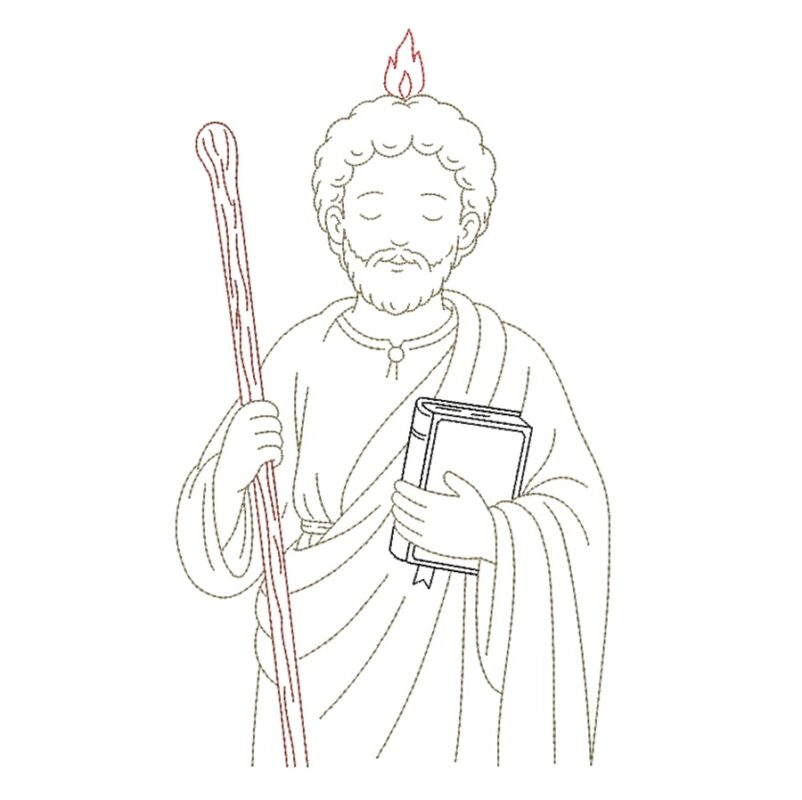 Matriz de Bordado - São Judas Tadeu