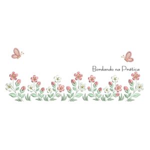 Matriz de Bordado - Jardim Borboletas