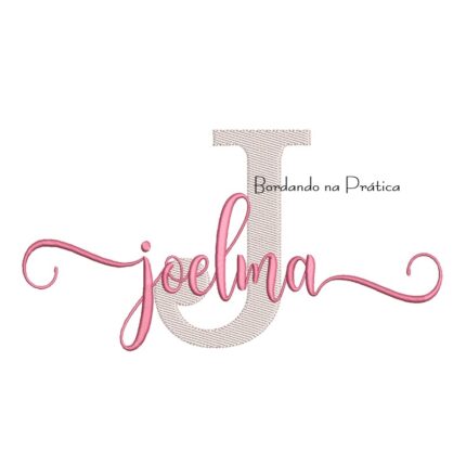 Matriz de Bordado - Nome Joelma Sobreposto