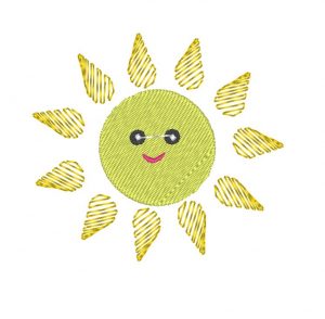 Matriz De Bordado - Sol