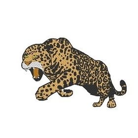 Matriz De Bordado - Onça De Lado