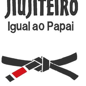 Matriz De Bordado - JiuJiteiro Igual Ao Pai