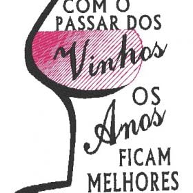 Matriz De Bordado - Taça De Vinho